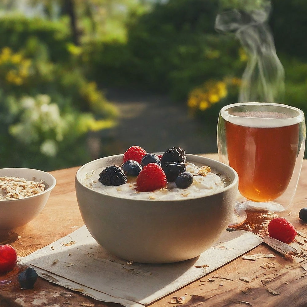 Energizing Overnight Oats with Herbal Tea Infusion