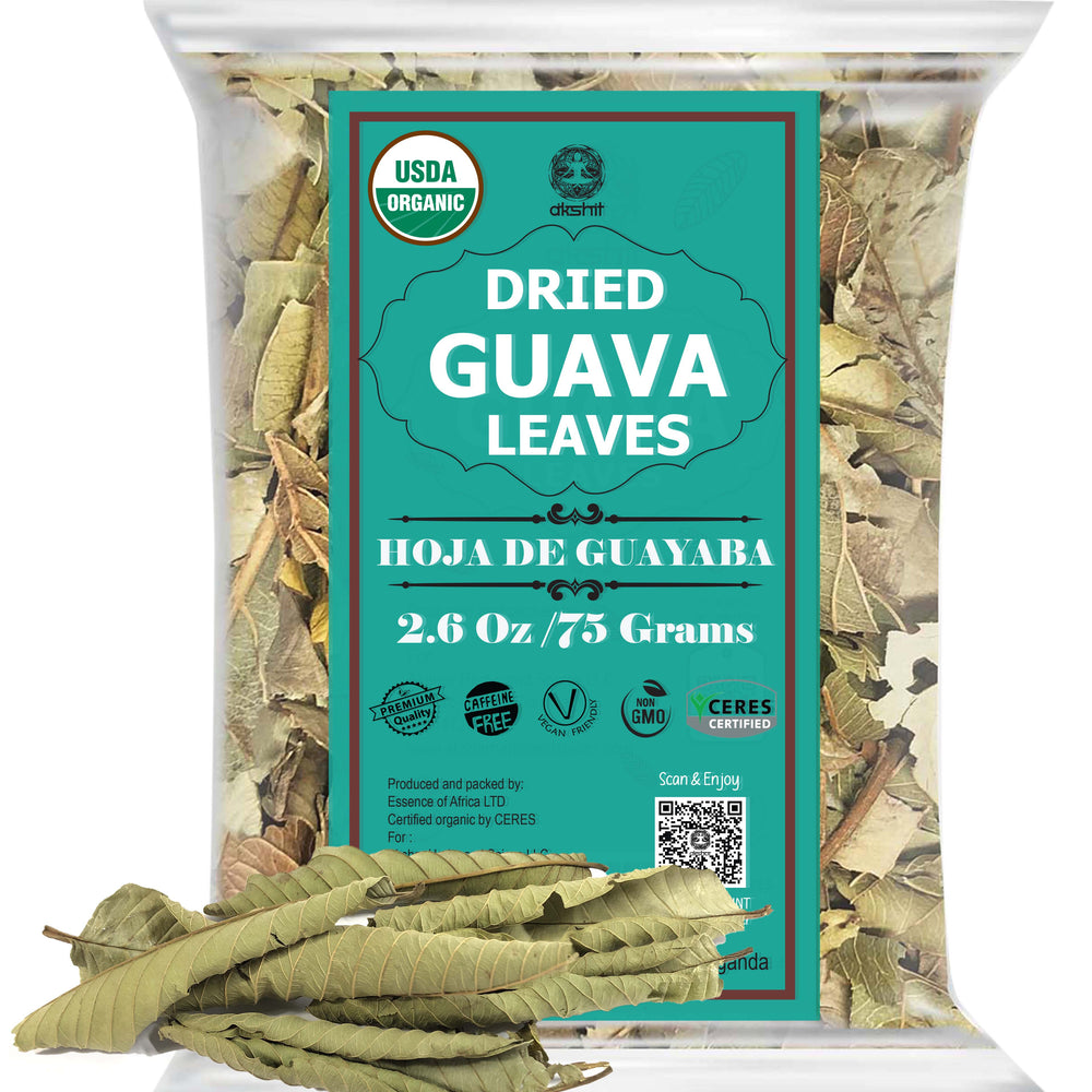 Dried Guava Leaves, Hoja De Guayaba Secas, Guava Leaf Tea, 100% Natural Leaves. Perfect For Loose Tea, Relaxing, Skincare, Hair Re-growth, 