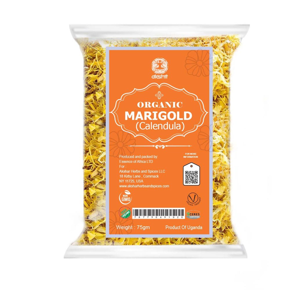 Organic marigold calendula packet by Akshar Herbs and spices  colorful and organic flowers