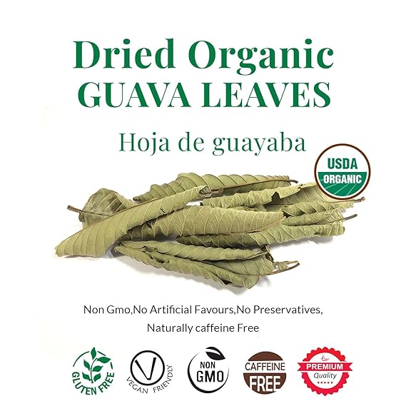 
                      
                        dried organic guava leaves
                      
                    