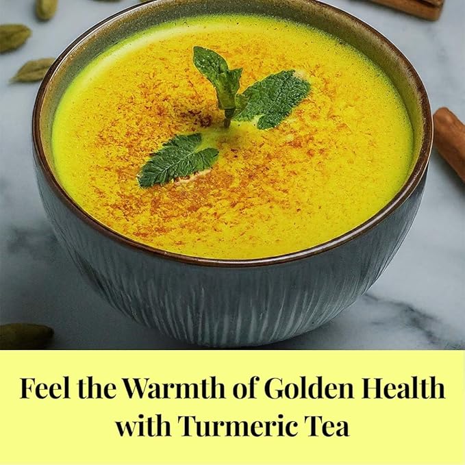 
                      
                        Feel the warmth of golden health with turmeric tea
                      
                    