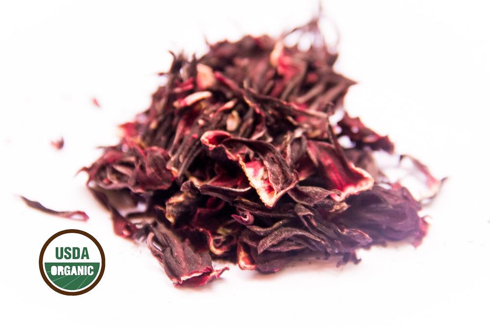 Akshit Hibiscus Loose leaf, Hibisco a Granel ,Hibiscus en Feuilles,Caffeine-Free, Non-GMO, Gluten-Free, 2.6 oz (75 gm). Per Pack, 25 Cups of Herbal tea, pack of 3