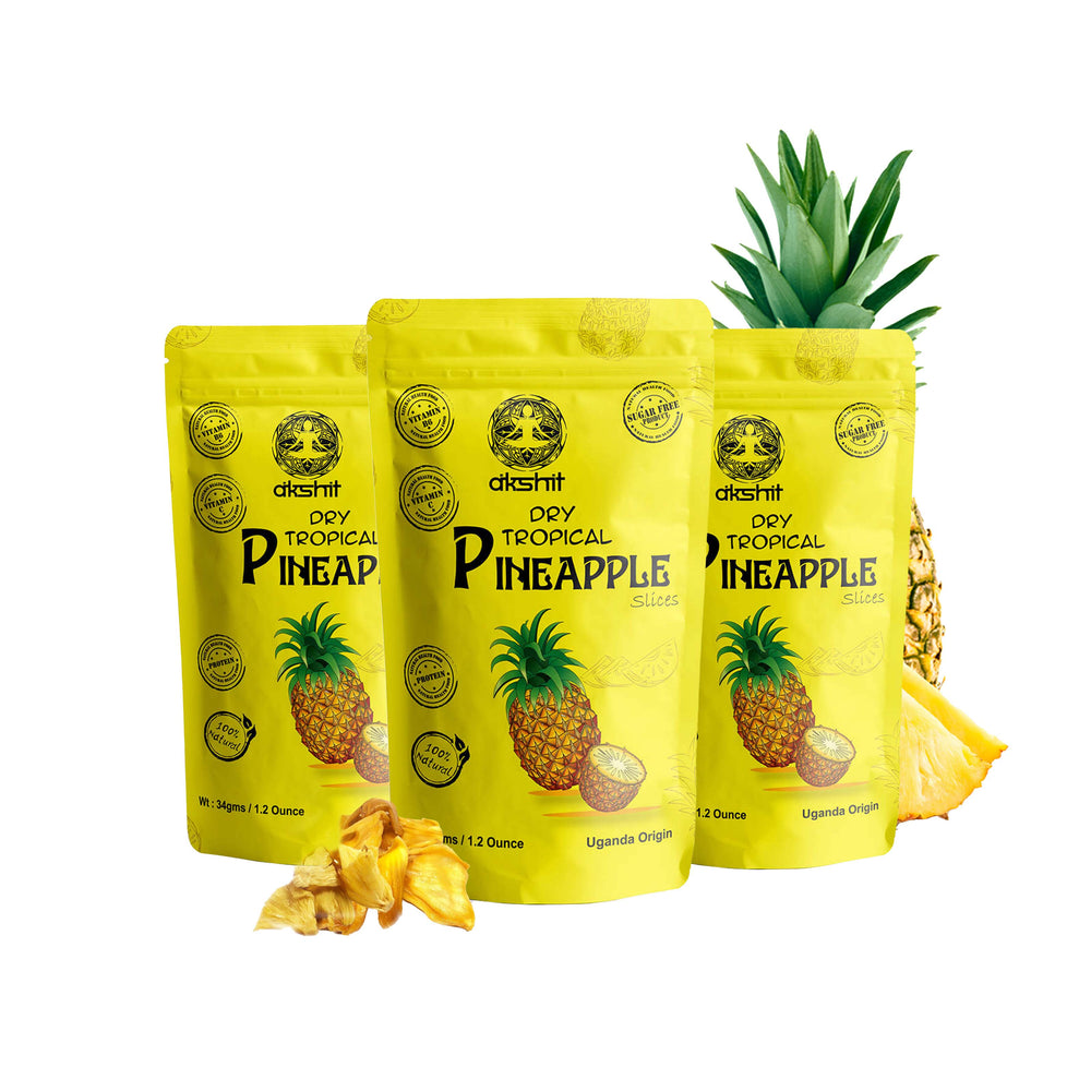 
                      
                        Natural sweet dried pineapple slices, 3- count with best flavor and test with no sugar added
                      
                    