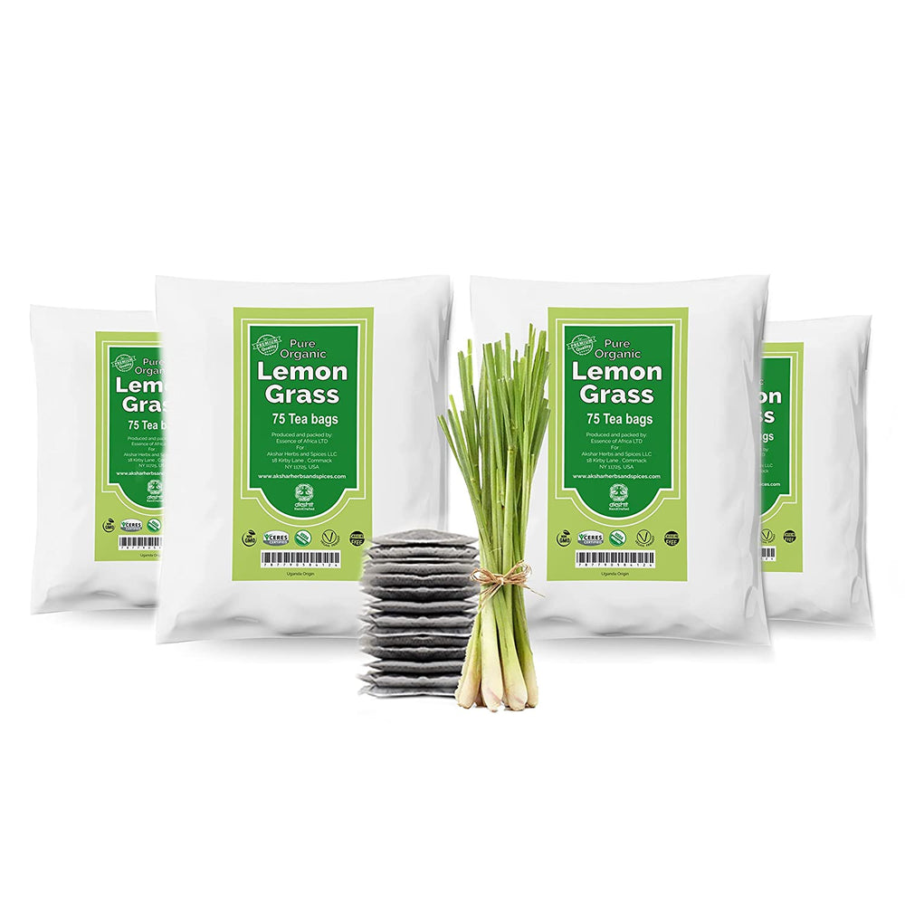 
                      
                        pack of tea bags flavored with fresh organic pure lemongrass, blended for a relaxing tea experience
                      
                    